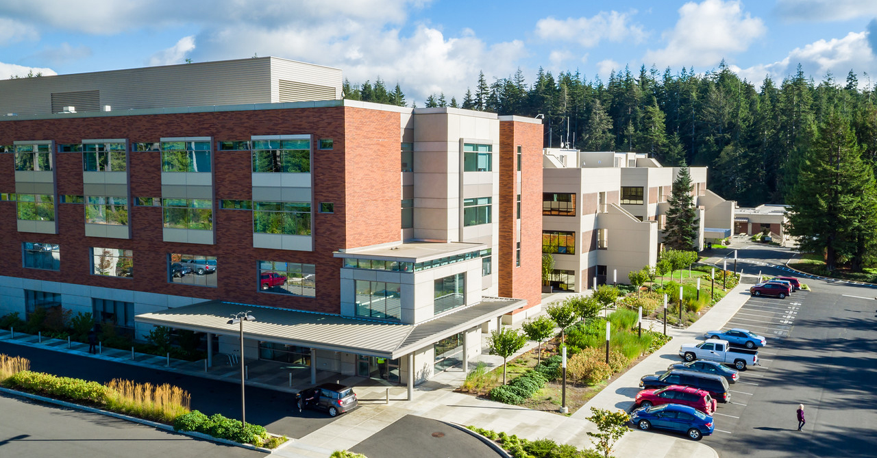 aerial view of Bay Area Hospital