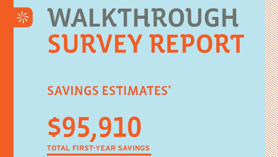 Walkthrough survey report graphic