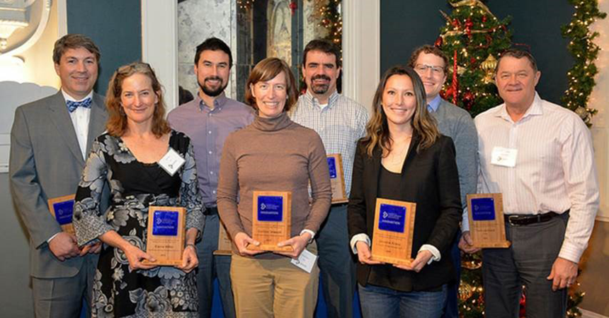 a group of award recipients for NEEA leadership