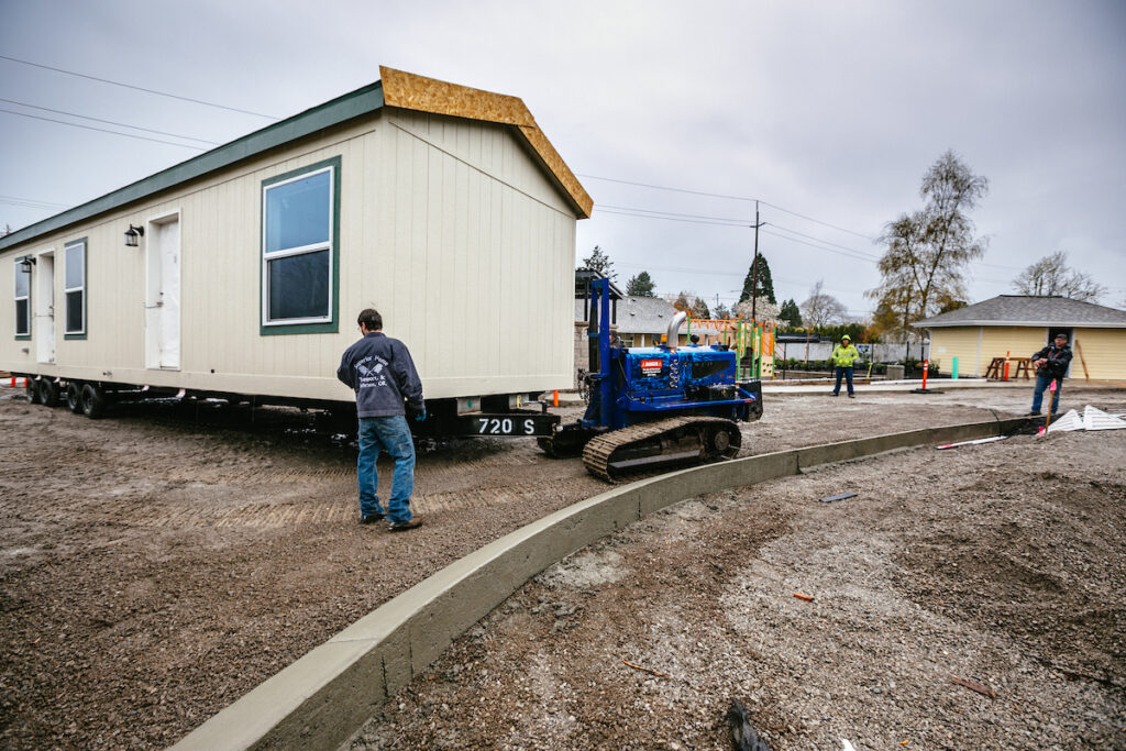 Oak Leaf Park home delivery April 5 2019, for Energy Trust of Oregon.