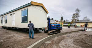 Oak Leaf Park home delivery April 5 2019, for Energy Trust of Oregon.