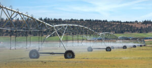 an agricultural sprinkler system