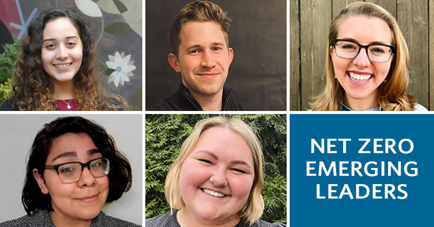 headshots of net zero emerging leaders