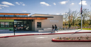 an elementary school entrance