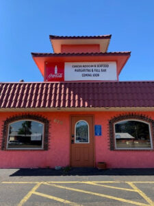 Exterior of mexican restaurant