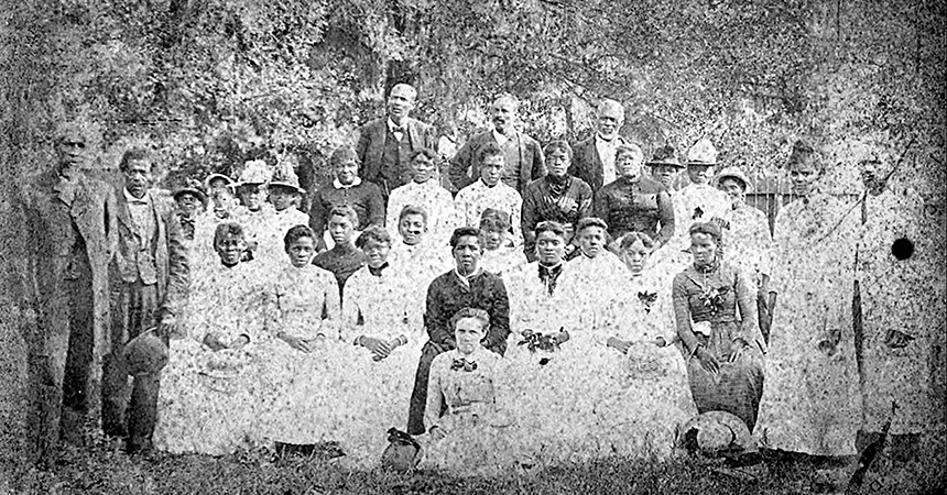 A Juneteenth celebration at Emancipation Park in Houston, 1880.