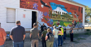 Confederated Tribes of Warm Springs reservation Warm Springs Commissary building