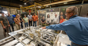 Energy Trust of Oregon board members tour KETIH Manufacturing facility in Madras, OR.